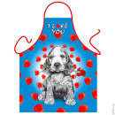Dog I LOVE YOU apron